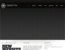 Tablet Screenshot of crossfitphl.com